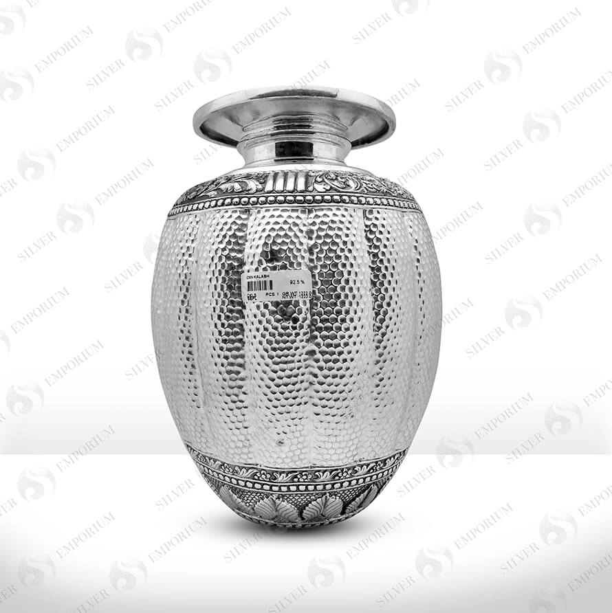 Hammed texture Silver Kalash
